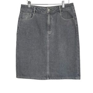 Cotton & Hemp Denim Skirt